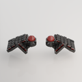 Crosses/Bridges V2 Ergonomic Split Keyboard - Dual Trackball - Wireless Build