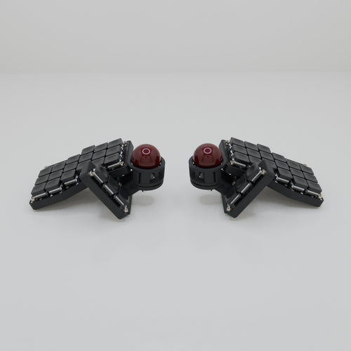 Crosses/Bridges V2 Ergonomic Split Keyboard - Dual Trackball - Wireless Kit